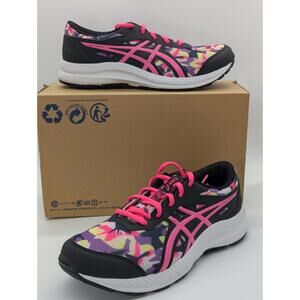 Women's Size 8.5 / Girls 7Y - Asics Gel Contend 8 Running Shoes Black Pink New